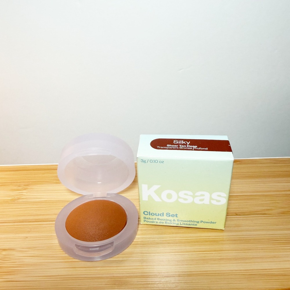Kosas Cloud Set Baked Setting Smoothing Powder Silky Sheer Tan Deep Travel Size